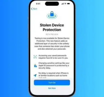 乌海苹果授权维修店分享被盗设备保护功能开启方法 