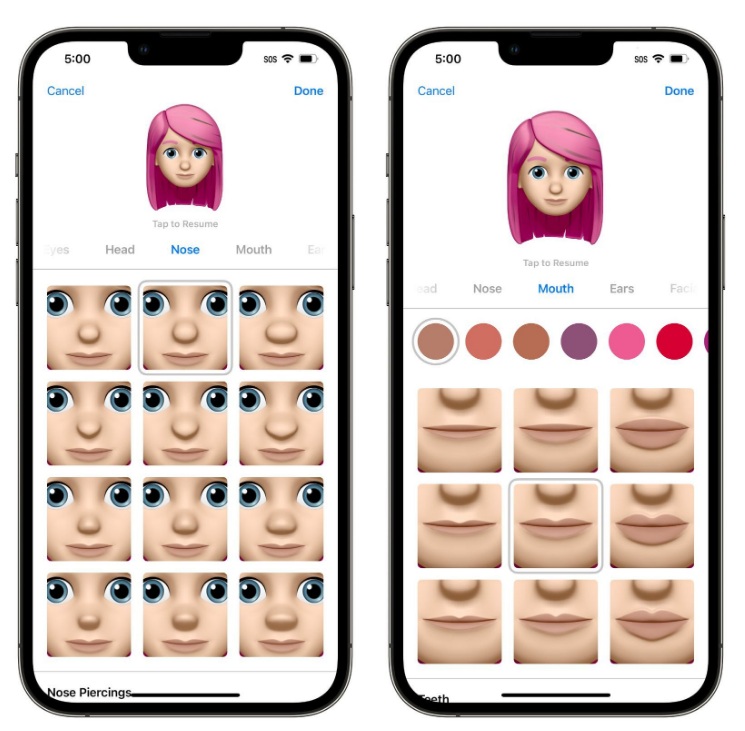 乌海苹果手机维修分享​iOS 16中的拟我表情有了哪些变化和升级 