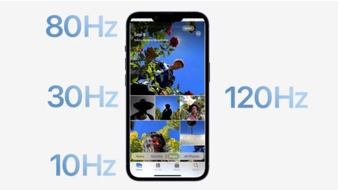 乌海苹果14维修分享iPhone 14有高刷吗 