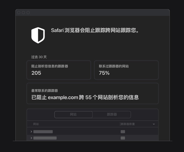 乌海苹果手机维修分享如何在 Safari 浏览器中查看和打开隐私报告 